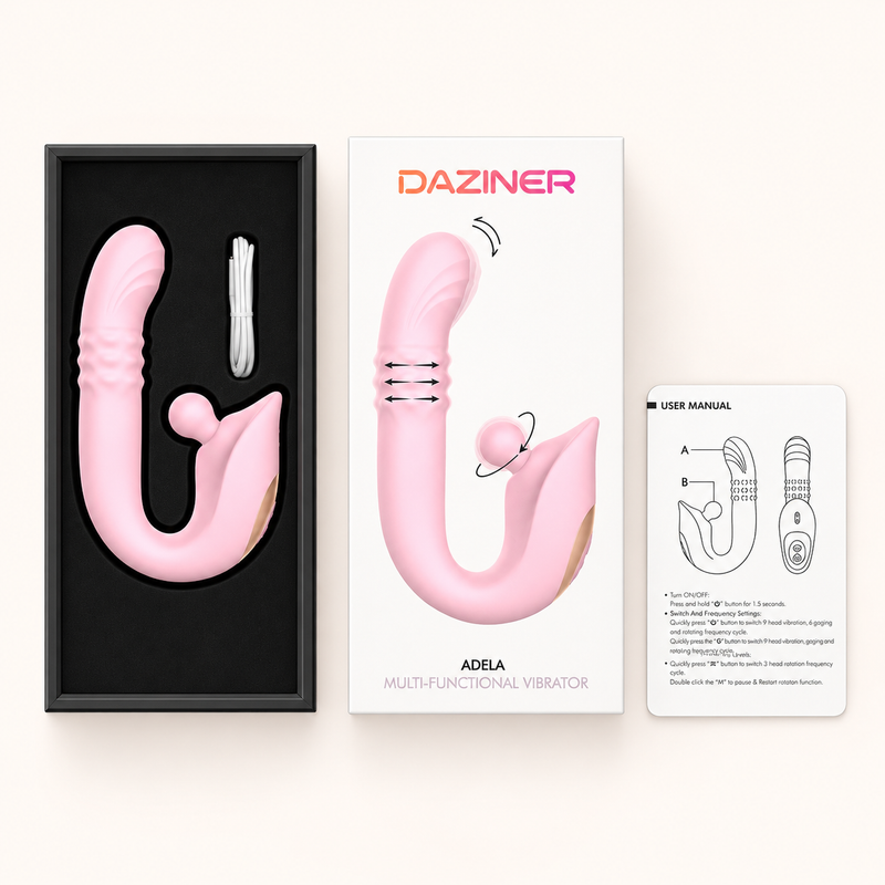 Adela Expanding & Rotating Vibrator | 3 Speeds