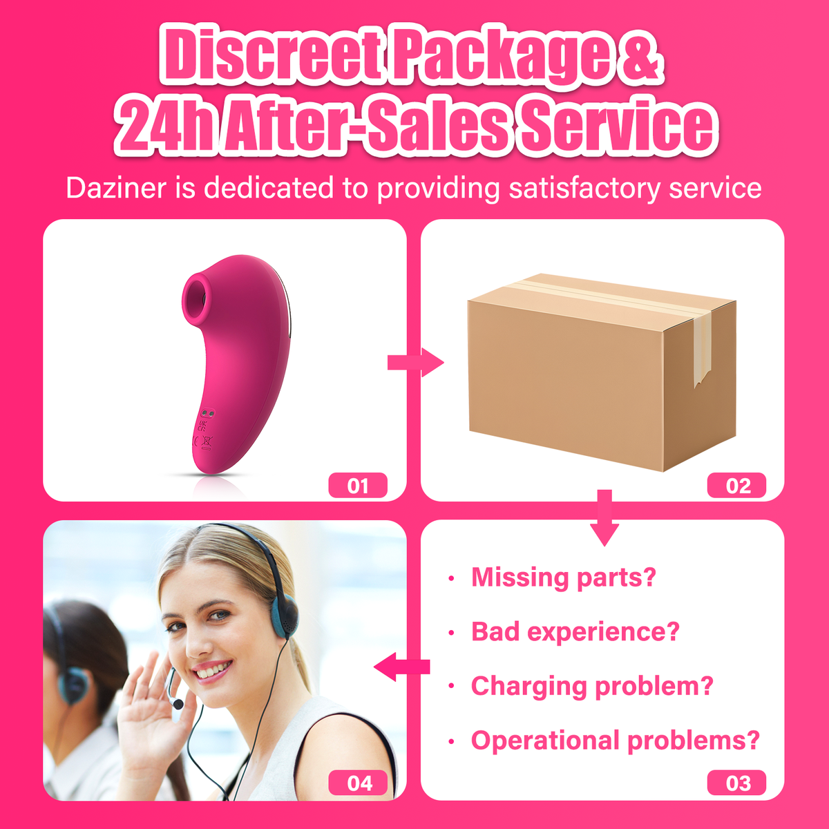 Aisi Clit Stimulator with 10 Suction Modes - Daziner 