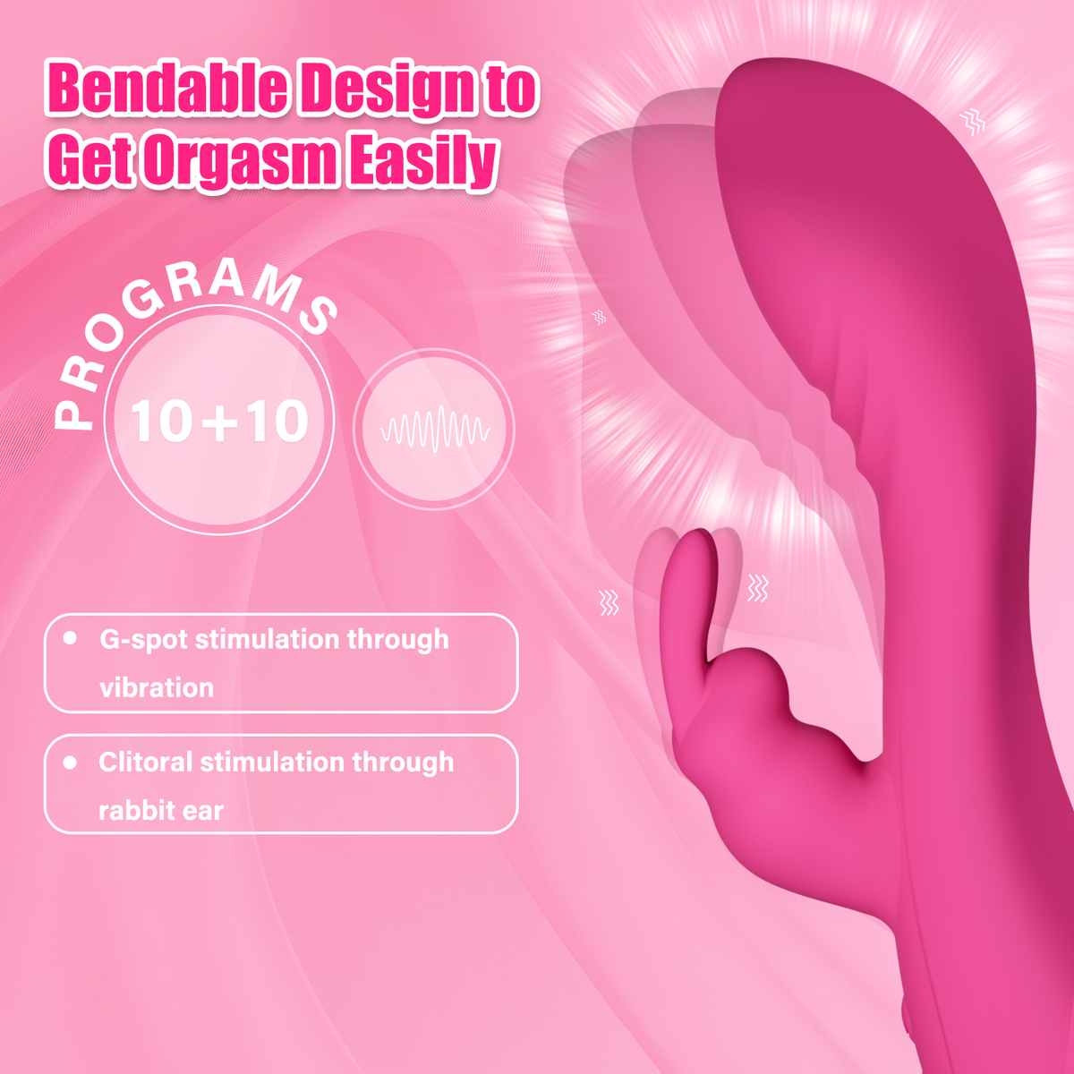 BlissWave Rabbit Vibrator - Dual Stimulation | Daziner - Daziner 