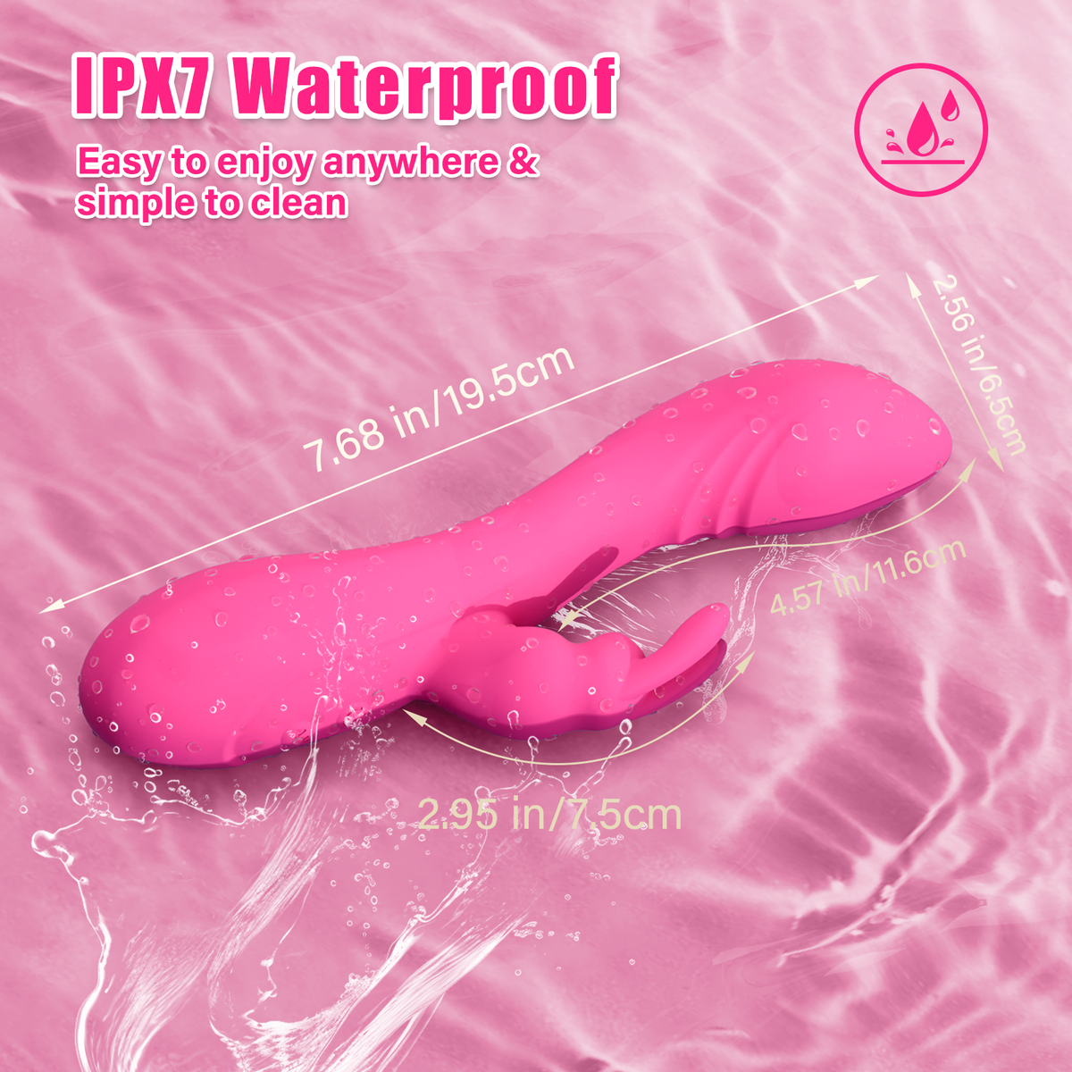 BlissWave Rabbit Vibrator - Dual Stimulation | Daziner - Daziner 
