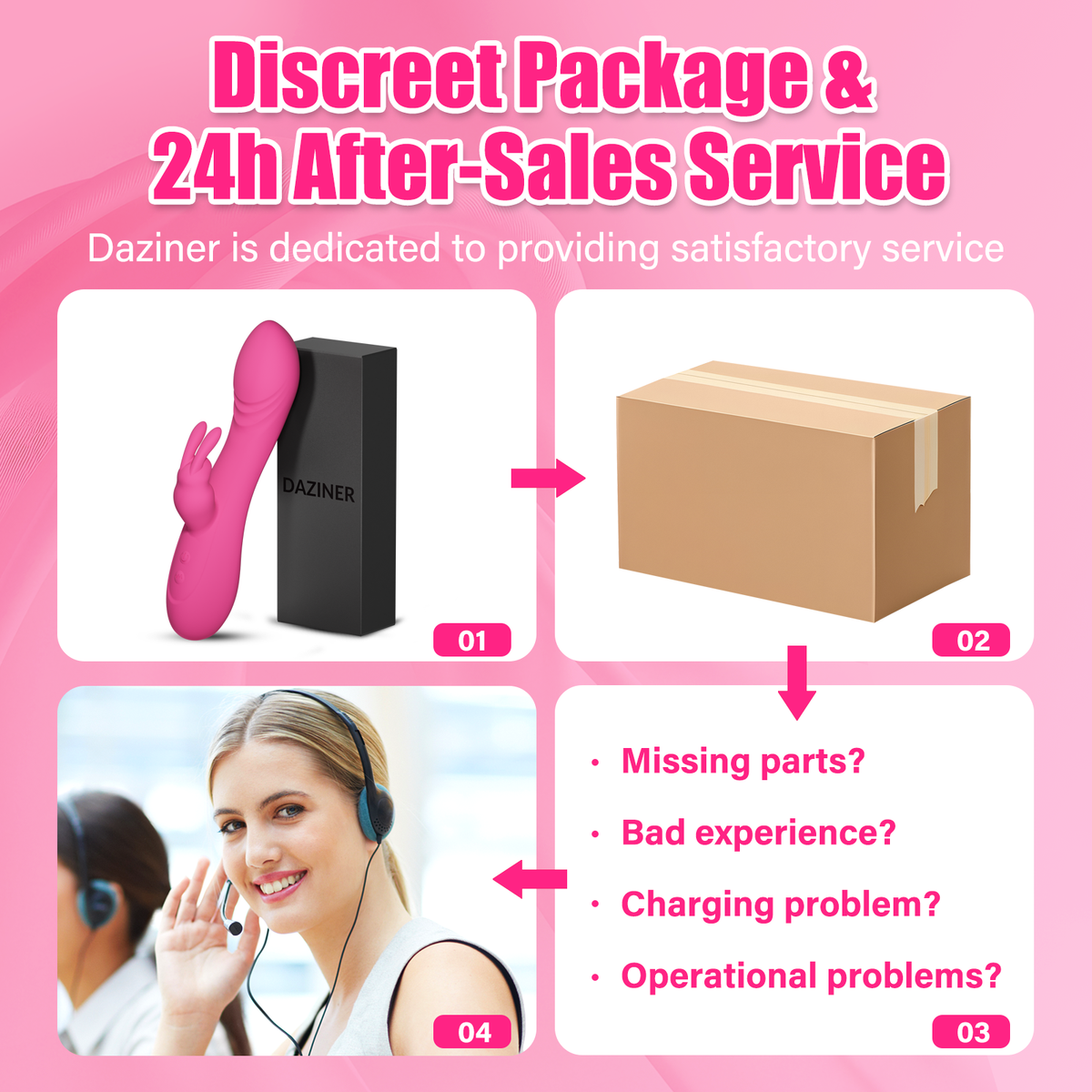 BlissWave Rabbit Vibrator - Dual Stimulation | Daziner - Daziner 