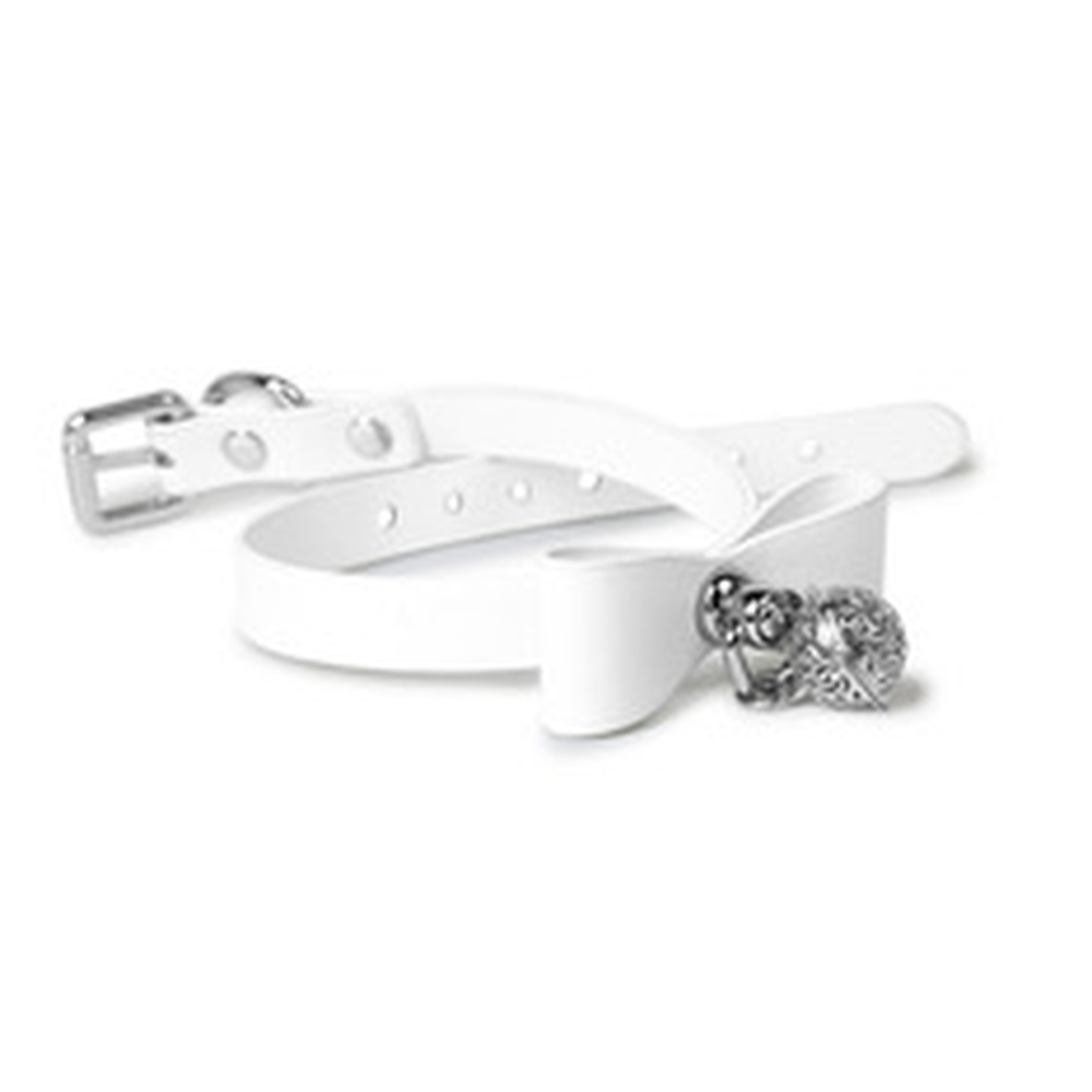 Bow O-Ring Bell BDSM O-Ring Collar with Leash - product image 2