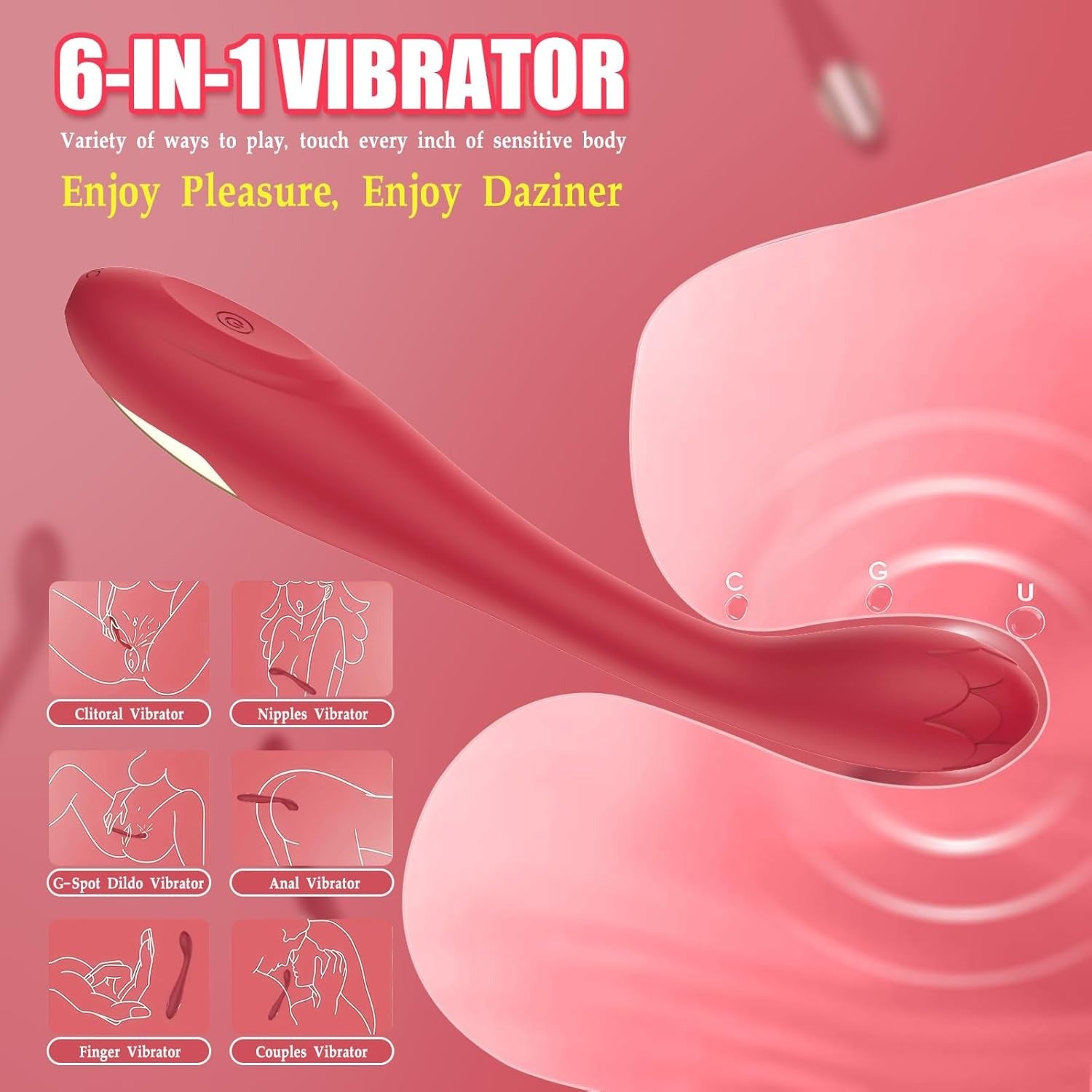 G-Spot Vibrator - Engineered for Deep, Targeted Pleasure | Daziner G-Spot Vibrator - Engineered for Deep, Targeted Pleasure | Daziner