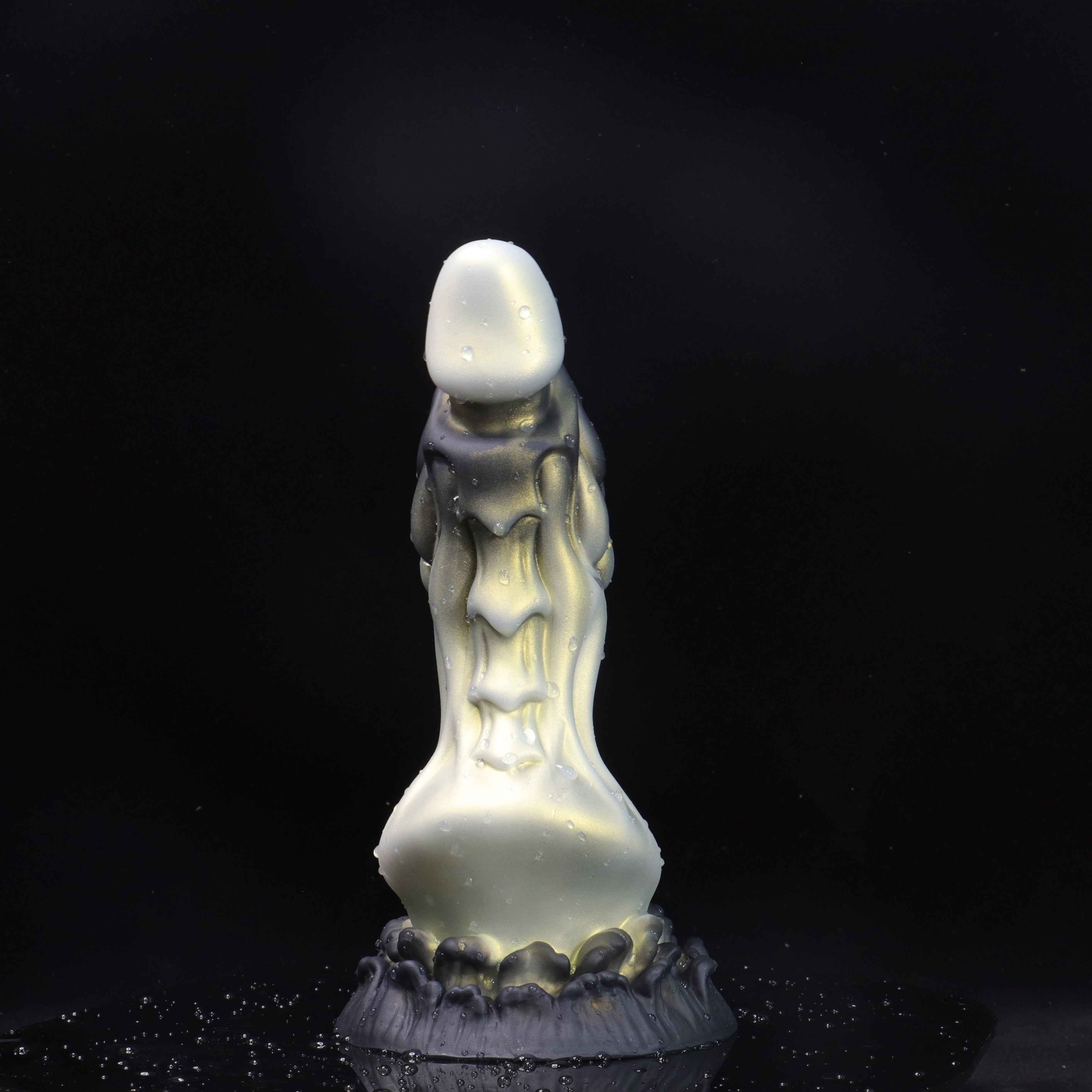 Black Gold 7.8-Inch Mystical Dragon Dildo