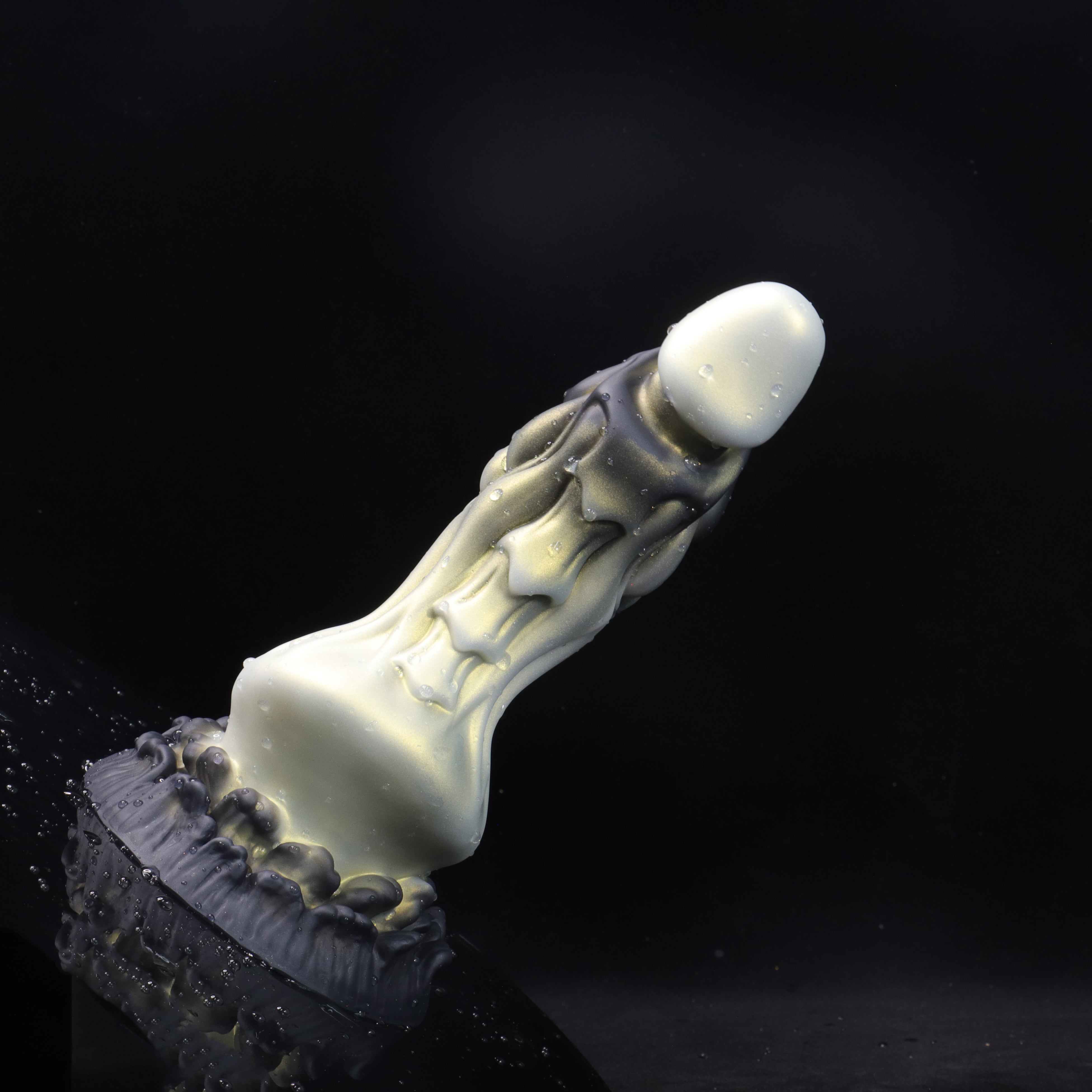 Black Gold 7.8-Inch Mystical Dragon Dildo