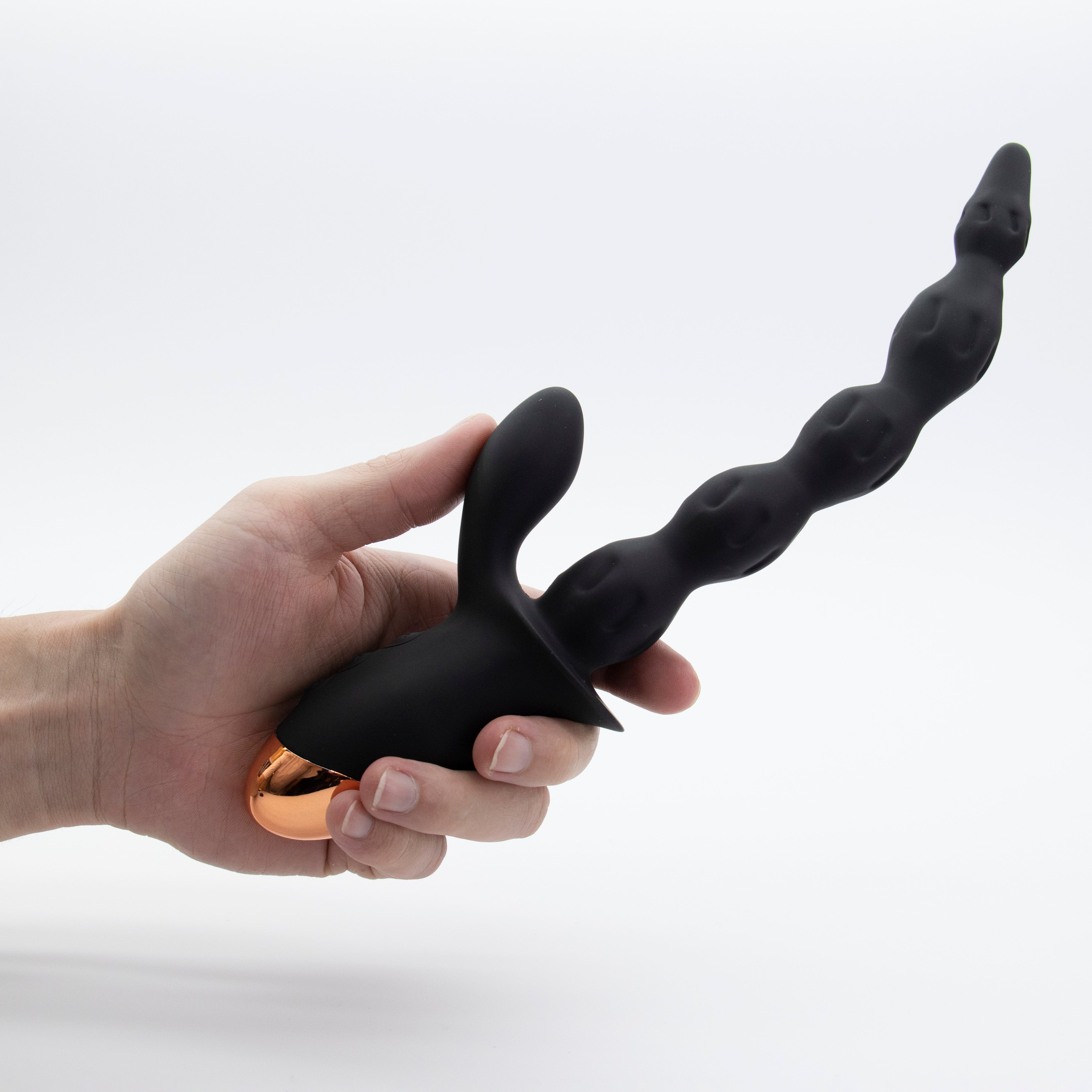 Vortex Black Electric Anal Bead Toy