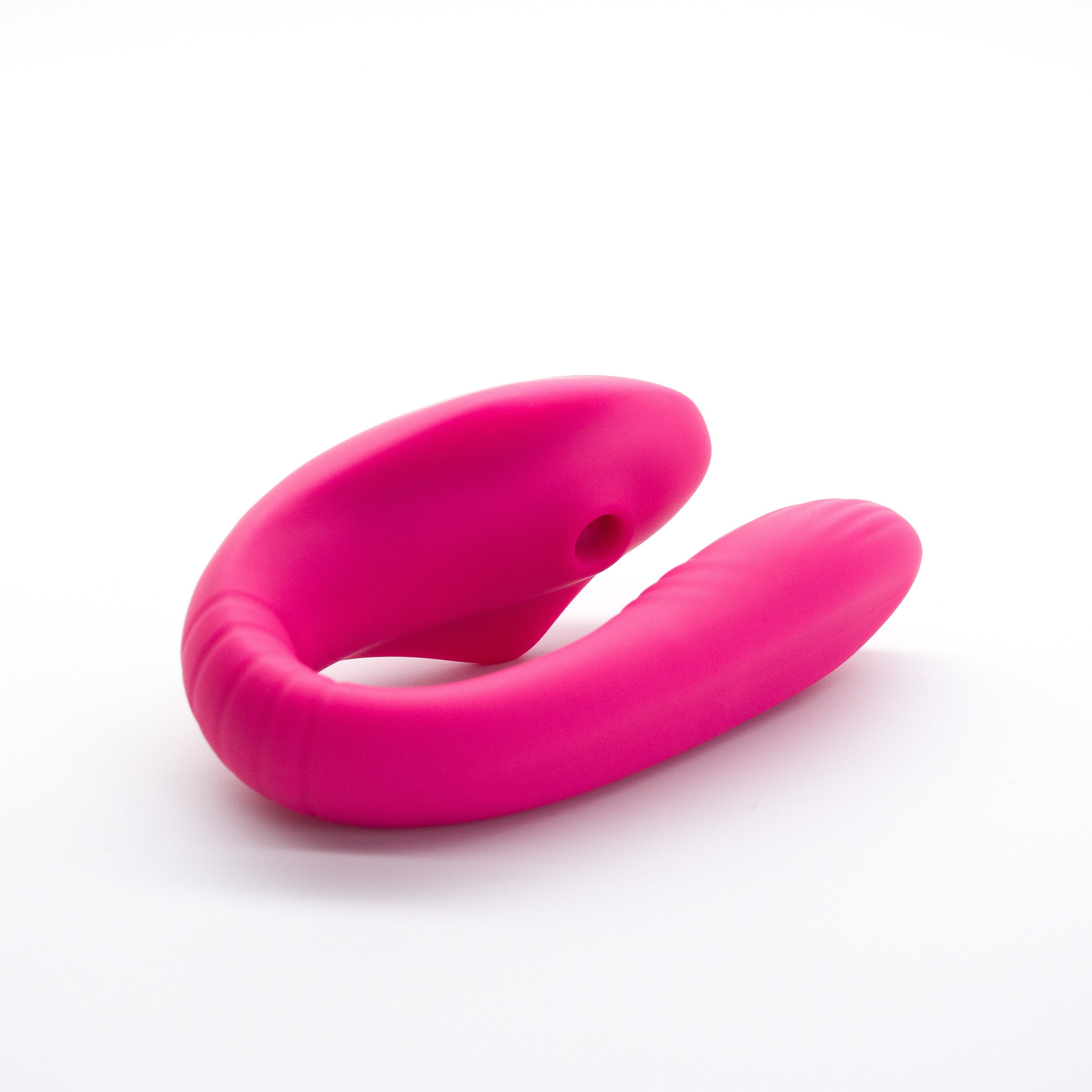 C Shaped vibrator with remote