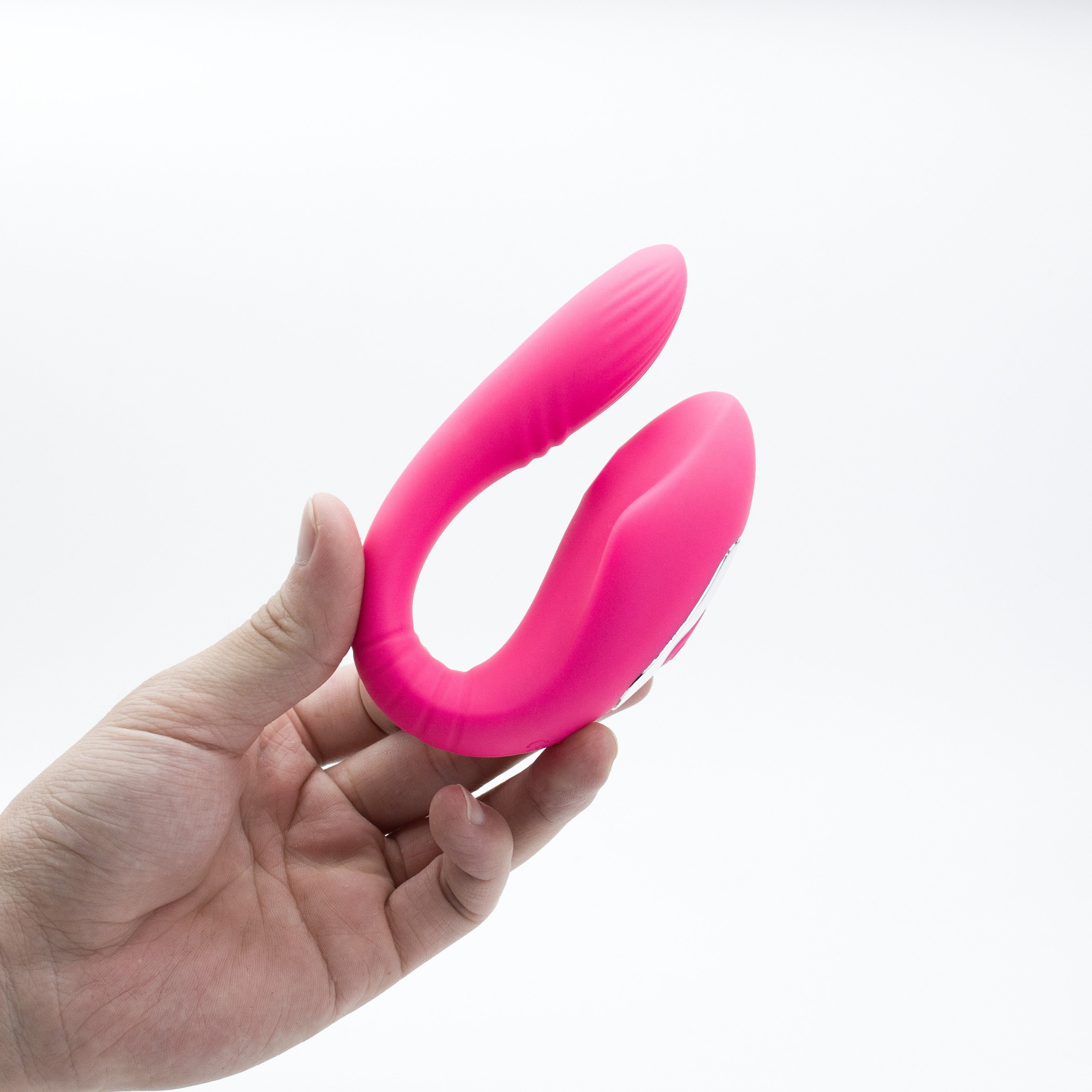 C Shaped vibrator with remote