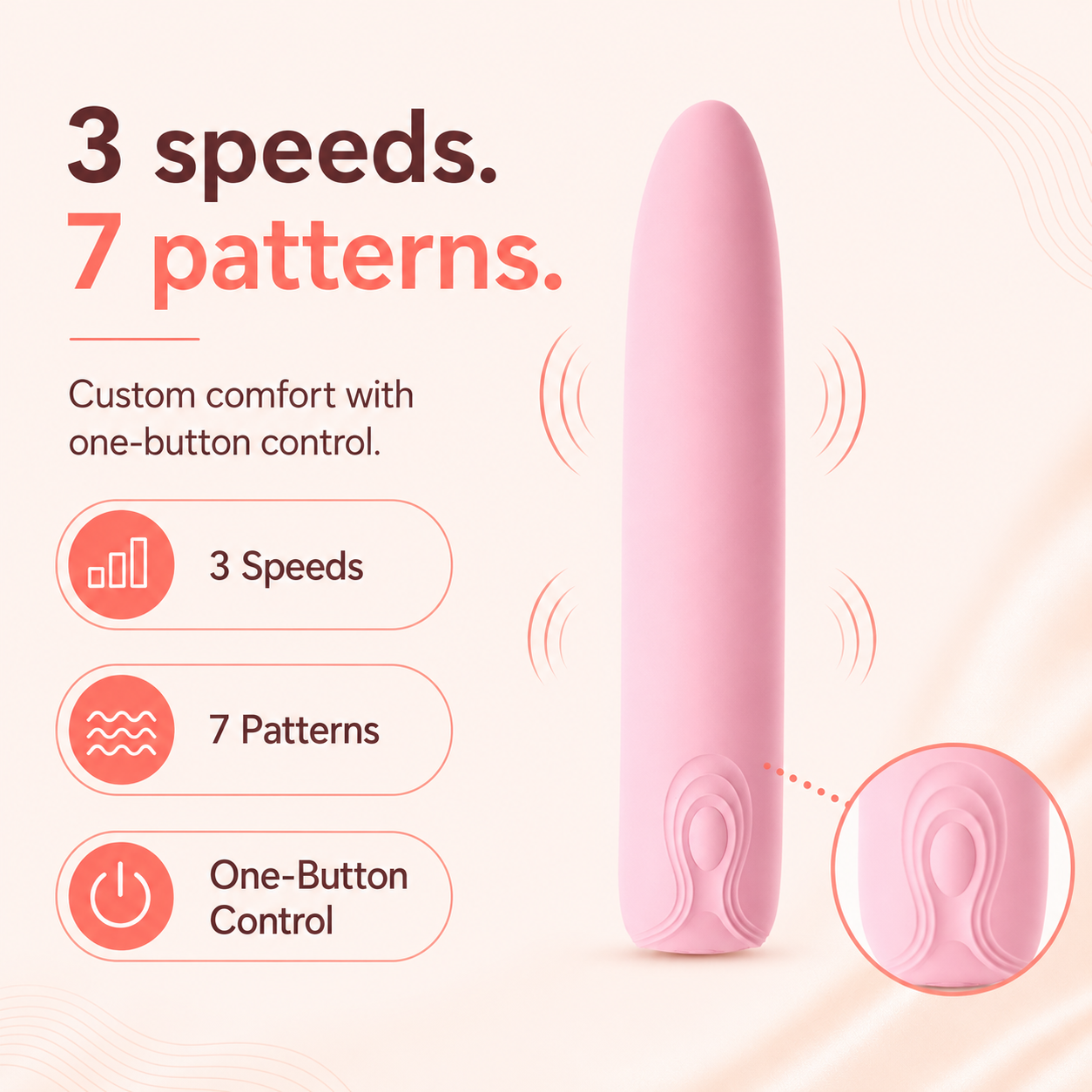 Lila Bullet Vibrator – Whisper Quiet & Long-Lasting Pleasure - Daziner 