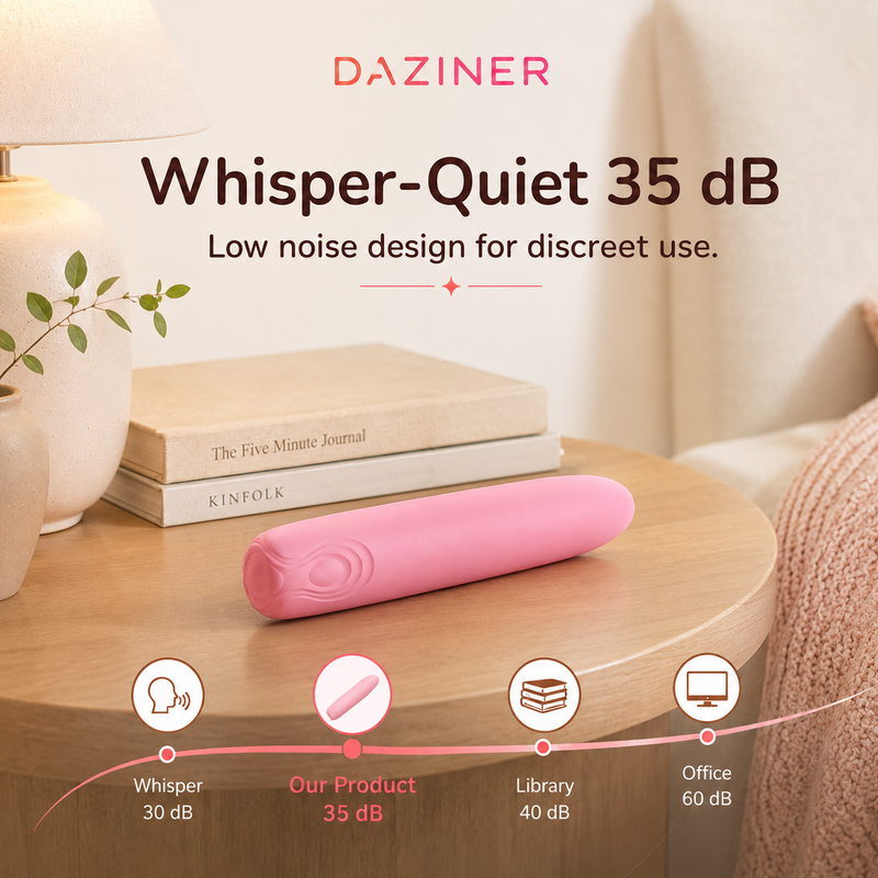 Lila Bullet Vibrator – Whisper Quiet & Long-Lasting Pleasure - Daziner 
