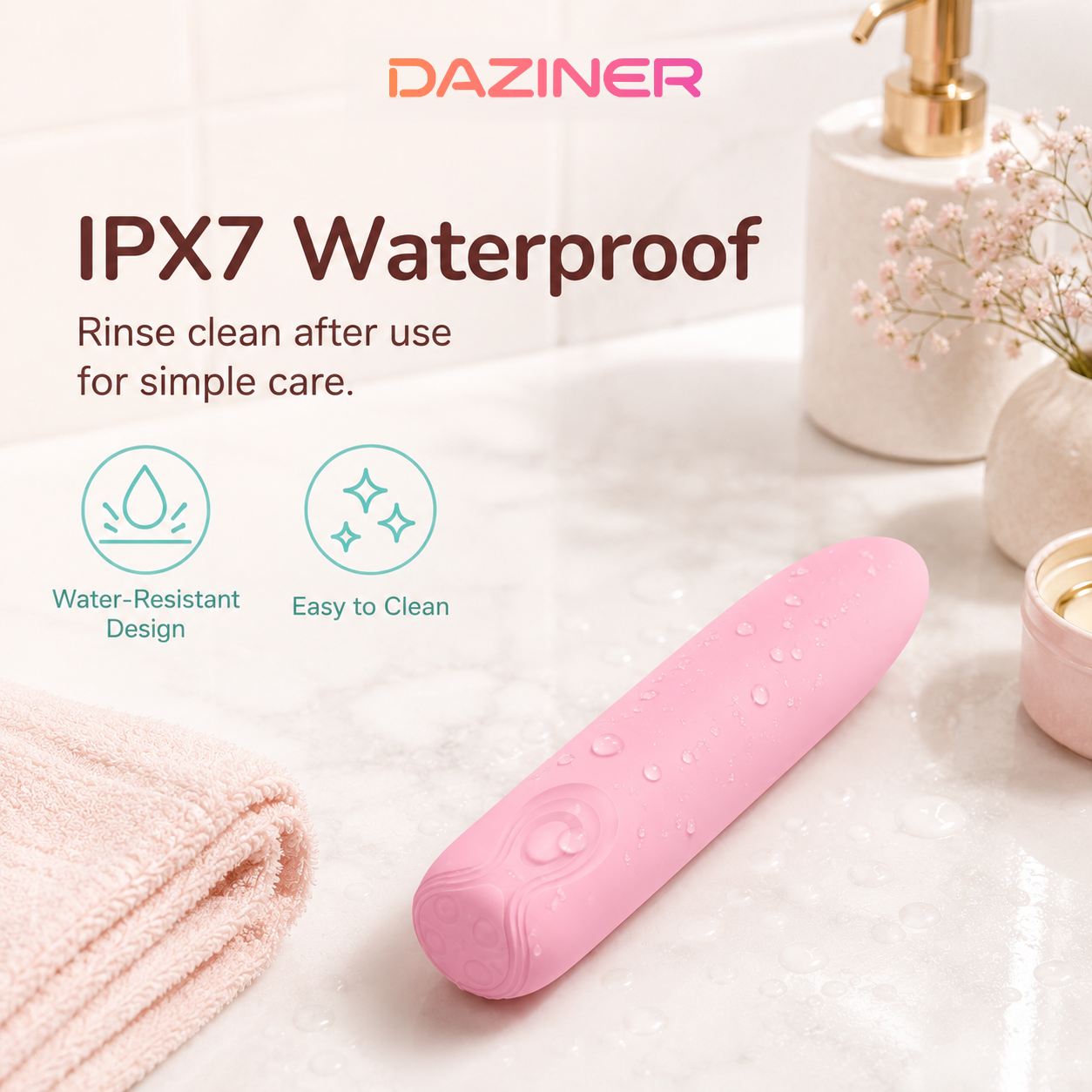 Lila Bullet Vibrator – Whisper Quiet & Long-Lasting Pleasure - Daziner 