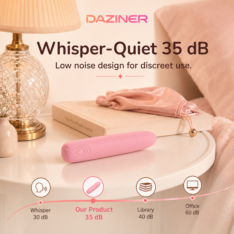 Lila Bullet Vibrator – Whisper Quiet & Long-Lasting Pleasure - Daziner 