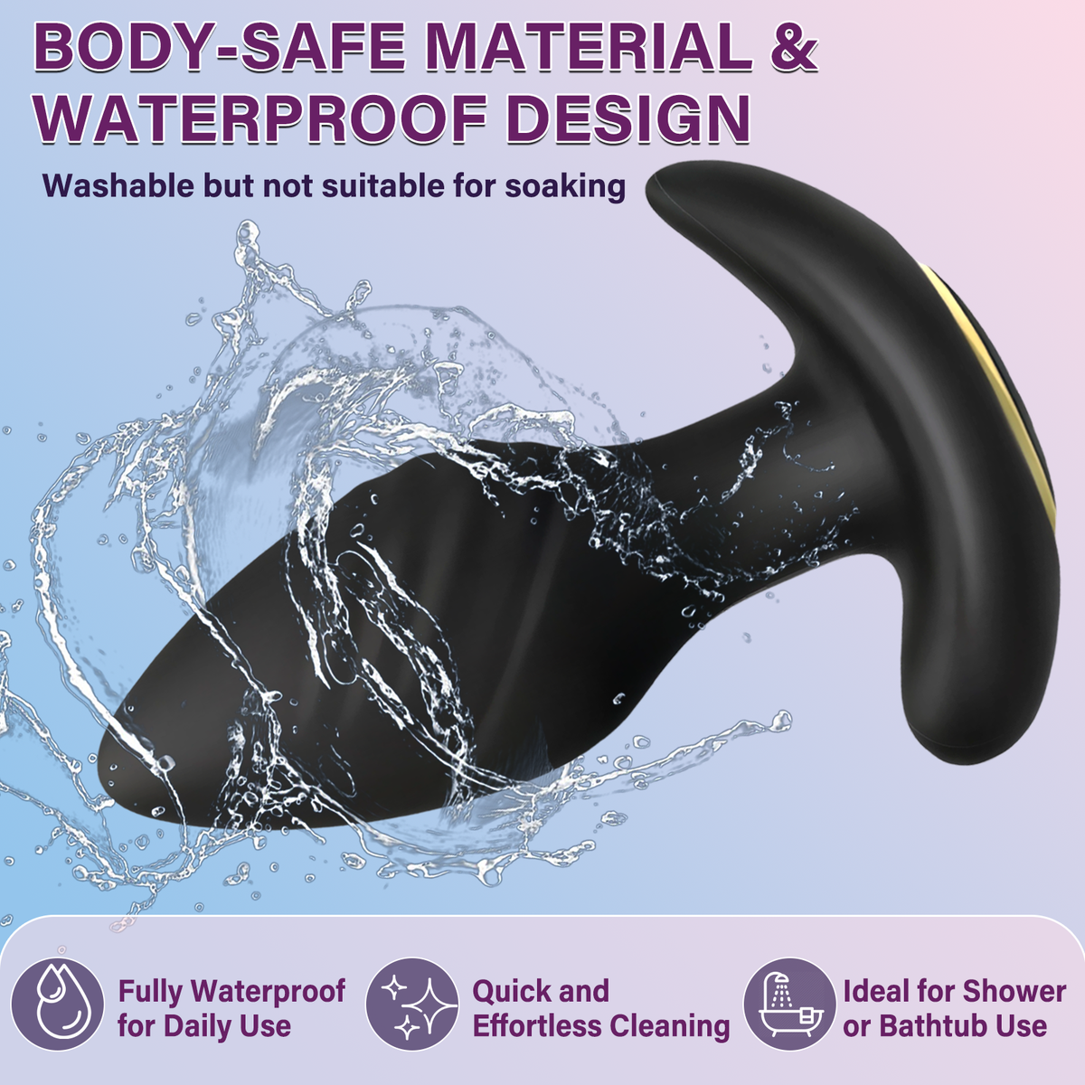 Nox Anal Butt Plug - App Control 9 Rotating & Vibration Modes - Daziner 