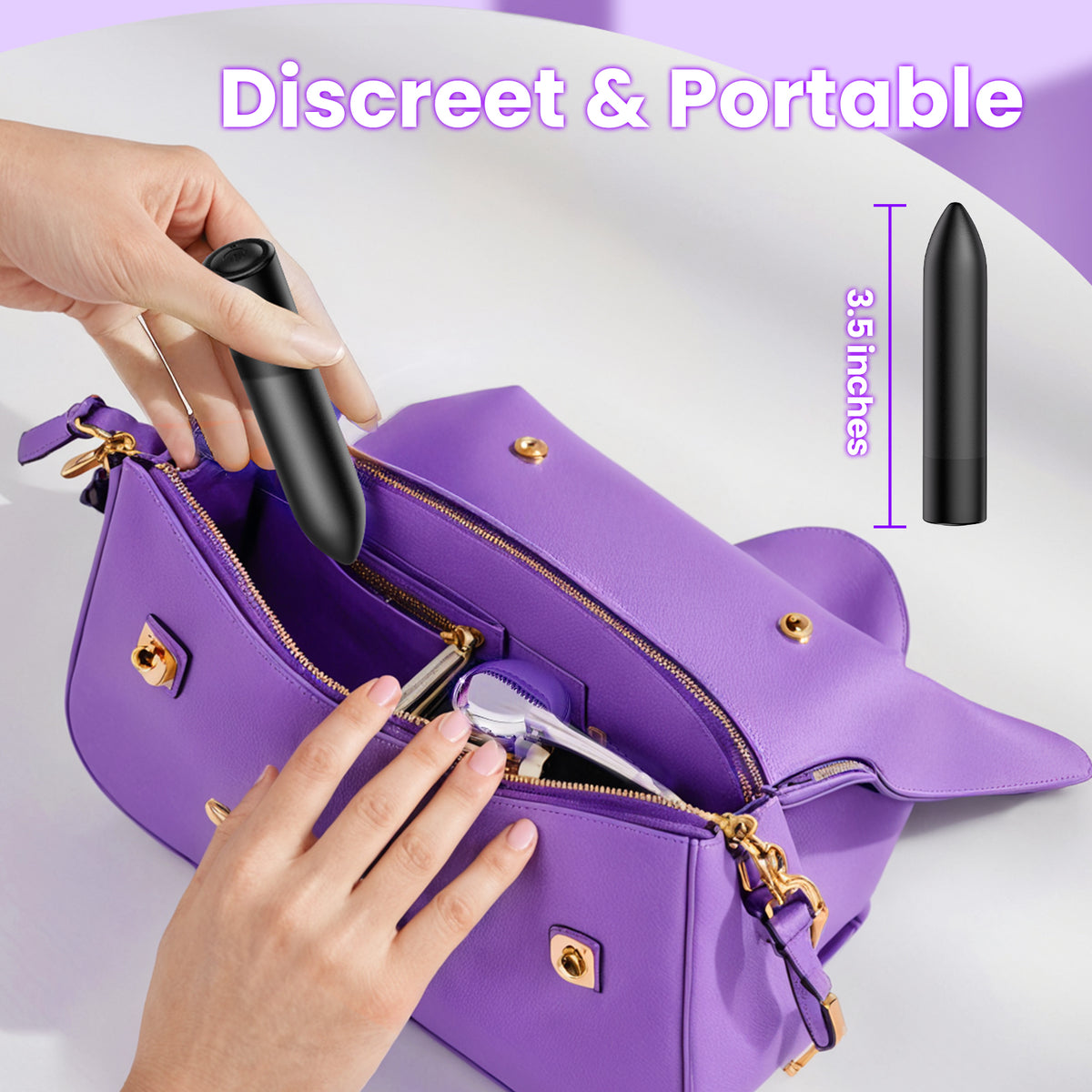 Spark Bullet Vibrator: 10 Modes, Quiet & Powerful Vibration - Daziner 