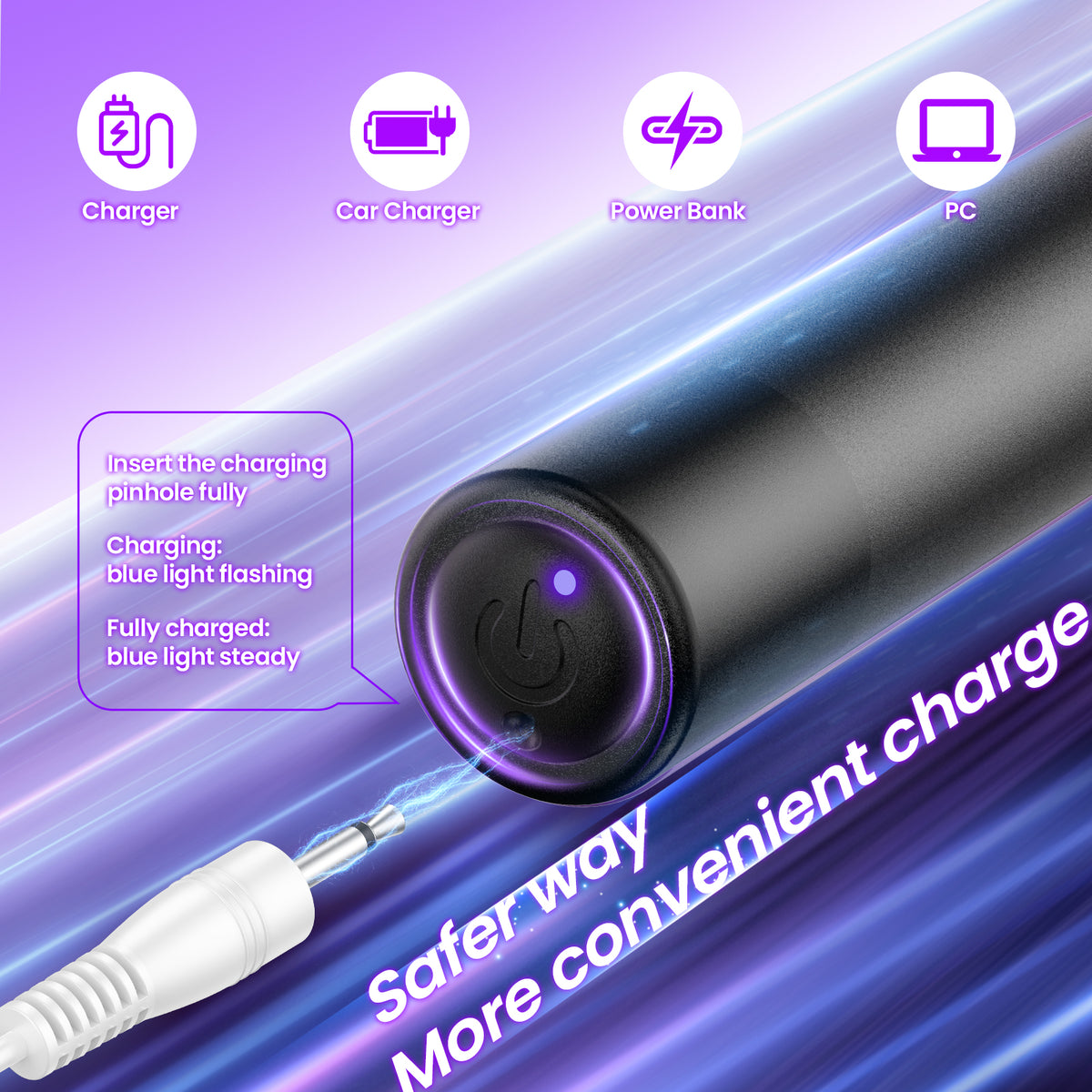 Spark Bullet Vibrator: 10 Modes, Quiet & Powerful Vibration - Daziner 
