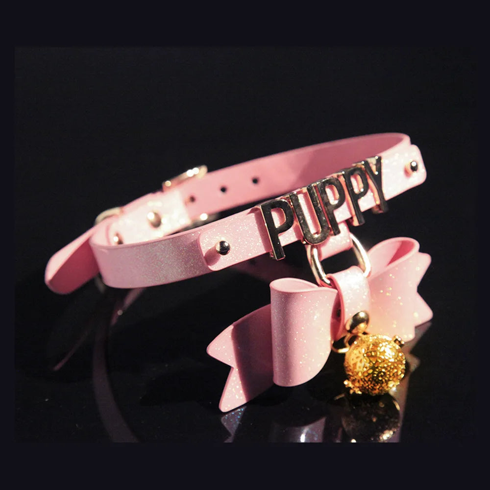 Glow Puppy Bow Puppy Play Collar with Leash - product image 13