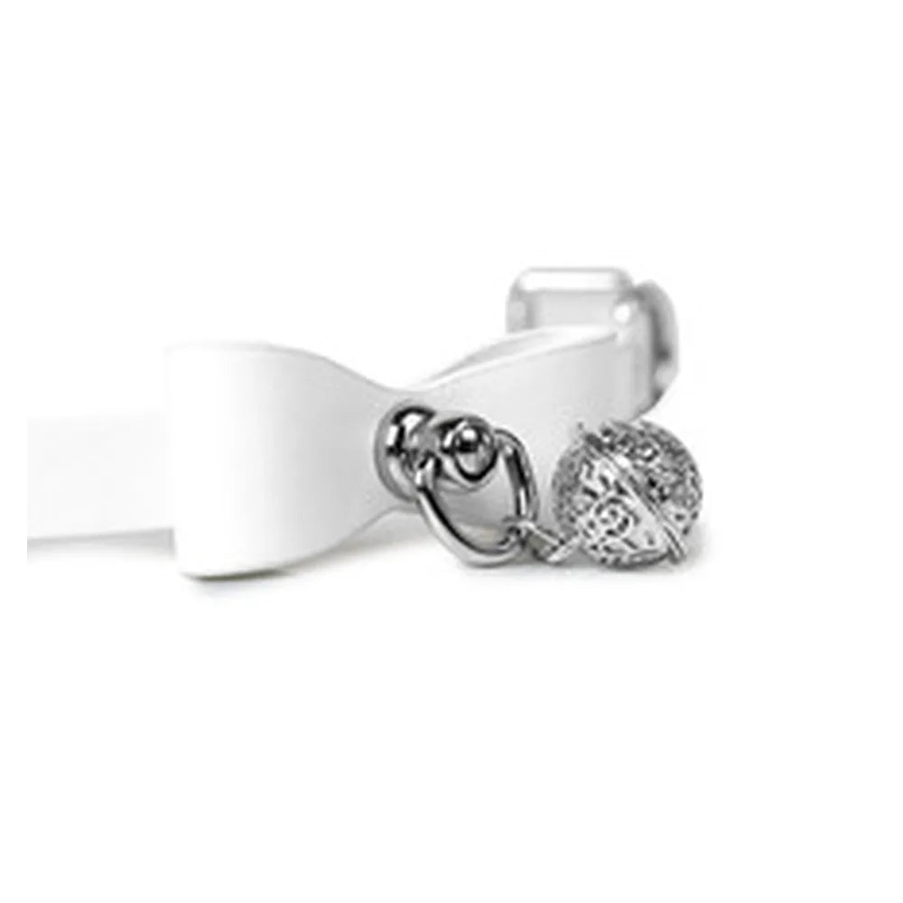 Bow O-Ring Bell BDSM O-Ring Collar with Leash - product image 4