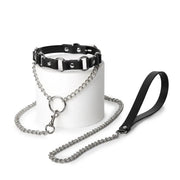 Punk Chain O-Ring BDSM Collar and Chain Set - product image 1