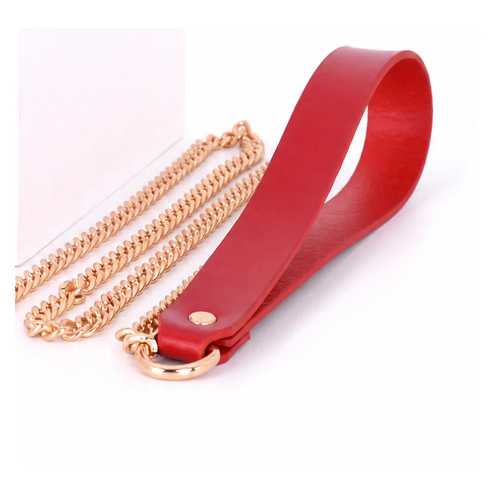 Chain-Drape BDSM Collar with Chain - product image 4
