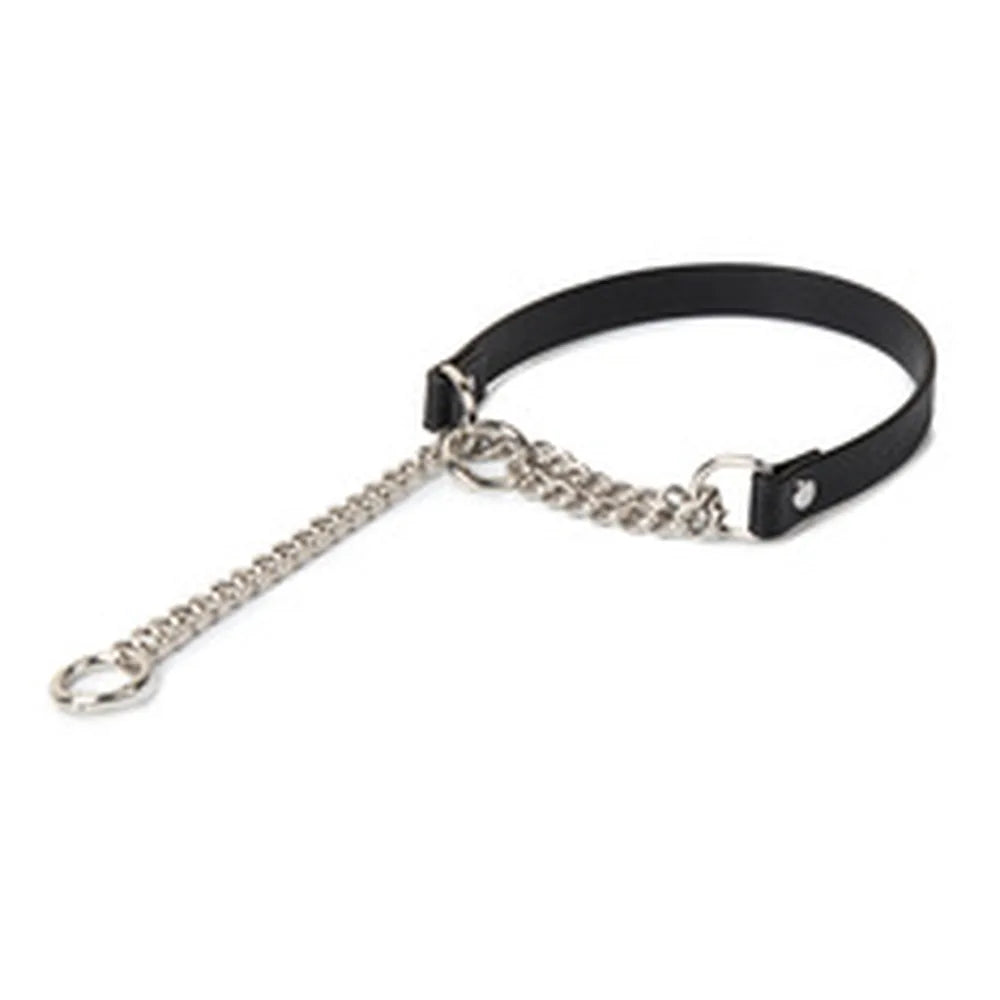 Chain-Leash O-Ring BDSM Collar and Chain Set - product image 3