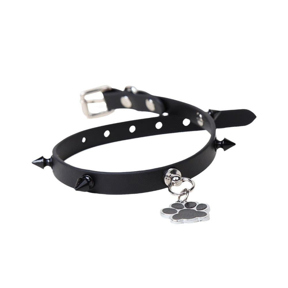 Spiked Paw-Tag Pet Play Collar with Leash - product image 7