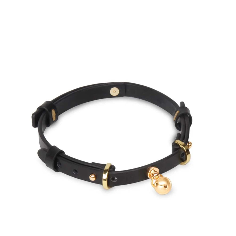 Minimal Bell BDSM Choker with Leash - product image 2