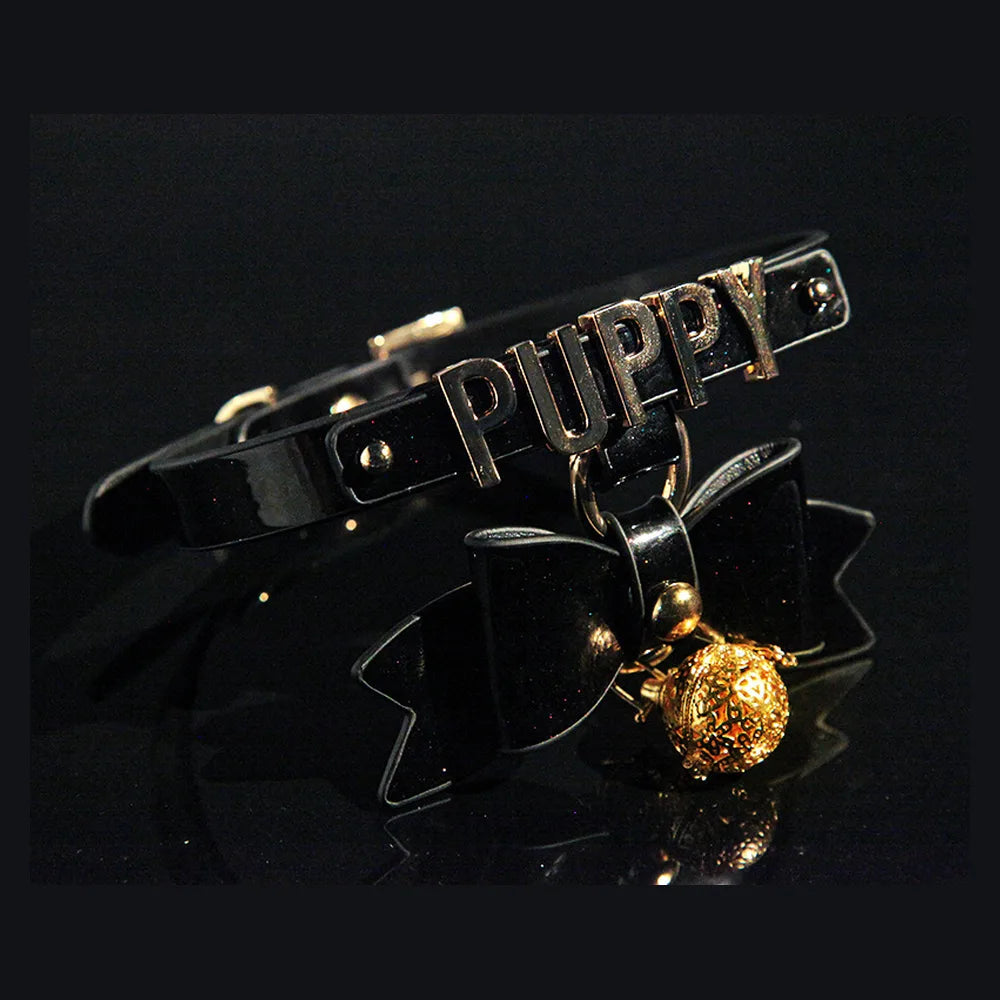 Glow Puppy Bow Puppy Play Collar with Leash - product image 14