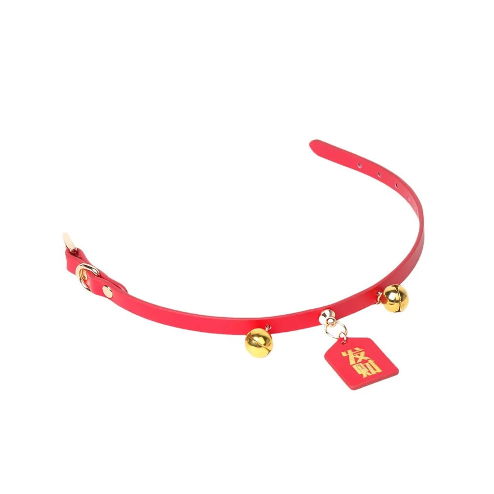Talisman Charm Submissive Collar Necklace with Leash - product image 6