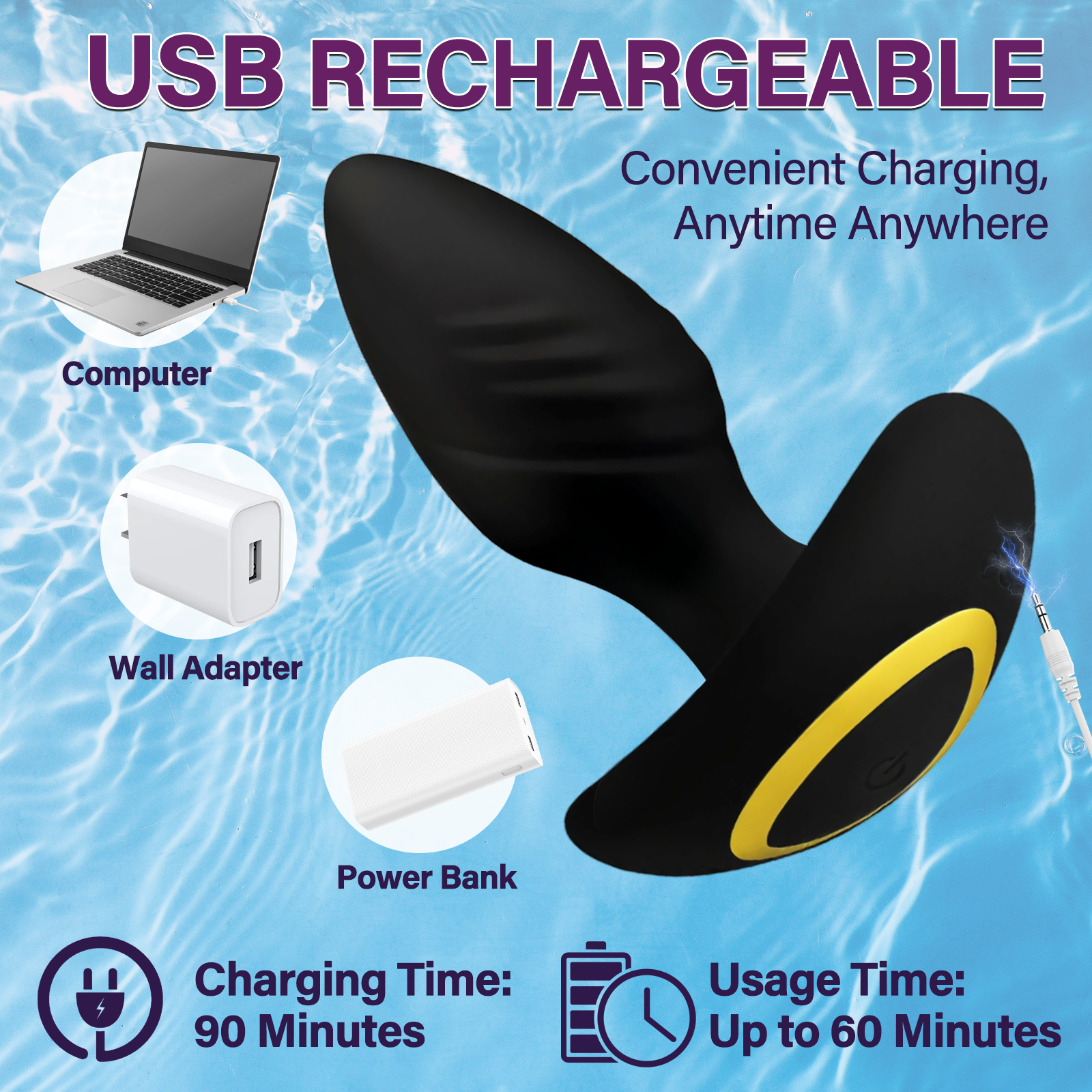 Nox App-Controlled Butt Plug - 9 Modes, Quiet & Waterproof Nox App-Controlled Butt Plug - 9 Modes, Quiet & Waterproof