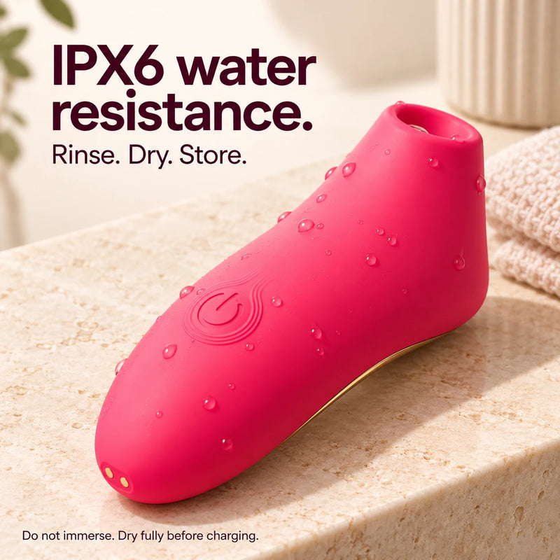 Aisi 2.0 IPX6 water resistance and rinse-and-dry care information