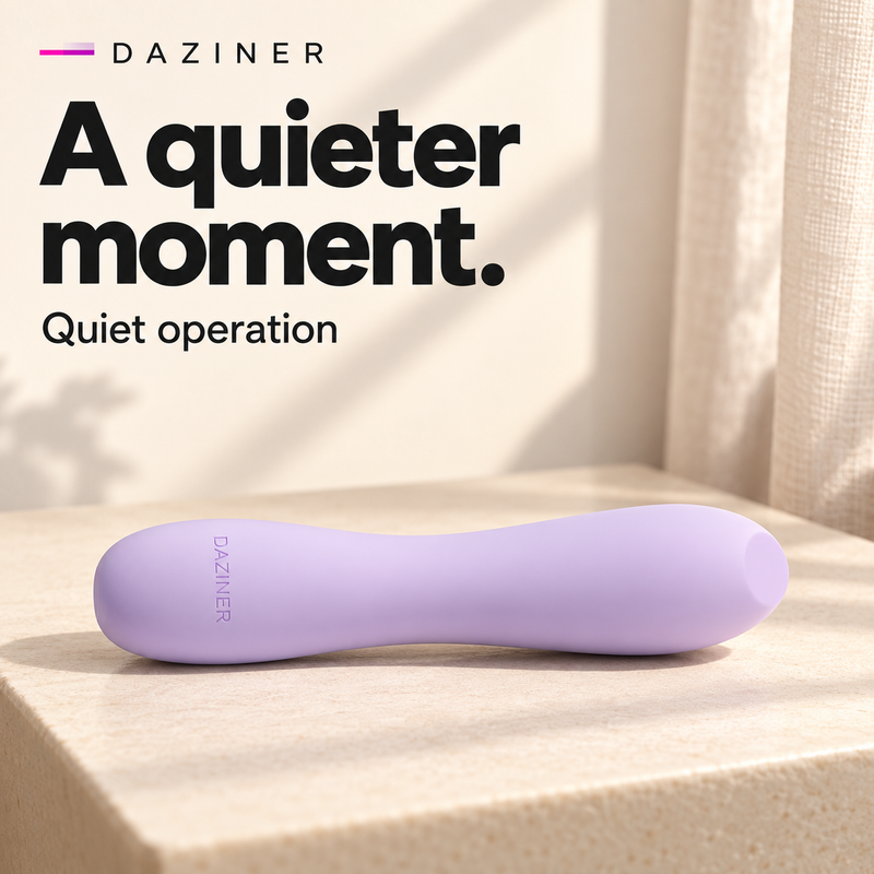 Purple Daziner vibrator with quiet operation