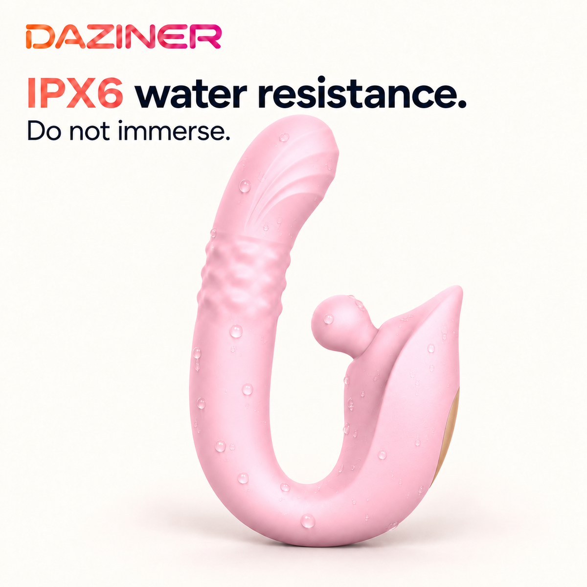 Daziner Adela WY0749 - IPX6 water resistance with corrected side profile