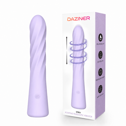 Spirea Rotating & Telescopic Vibrator | 10 Modes