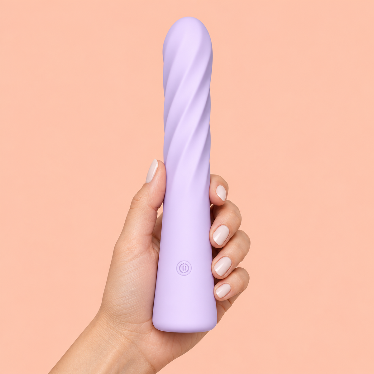 Daziner Spirea WY0755 - adult hand holding the lavender vibrator