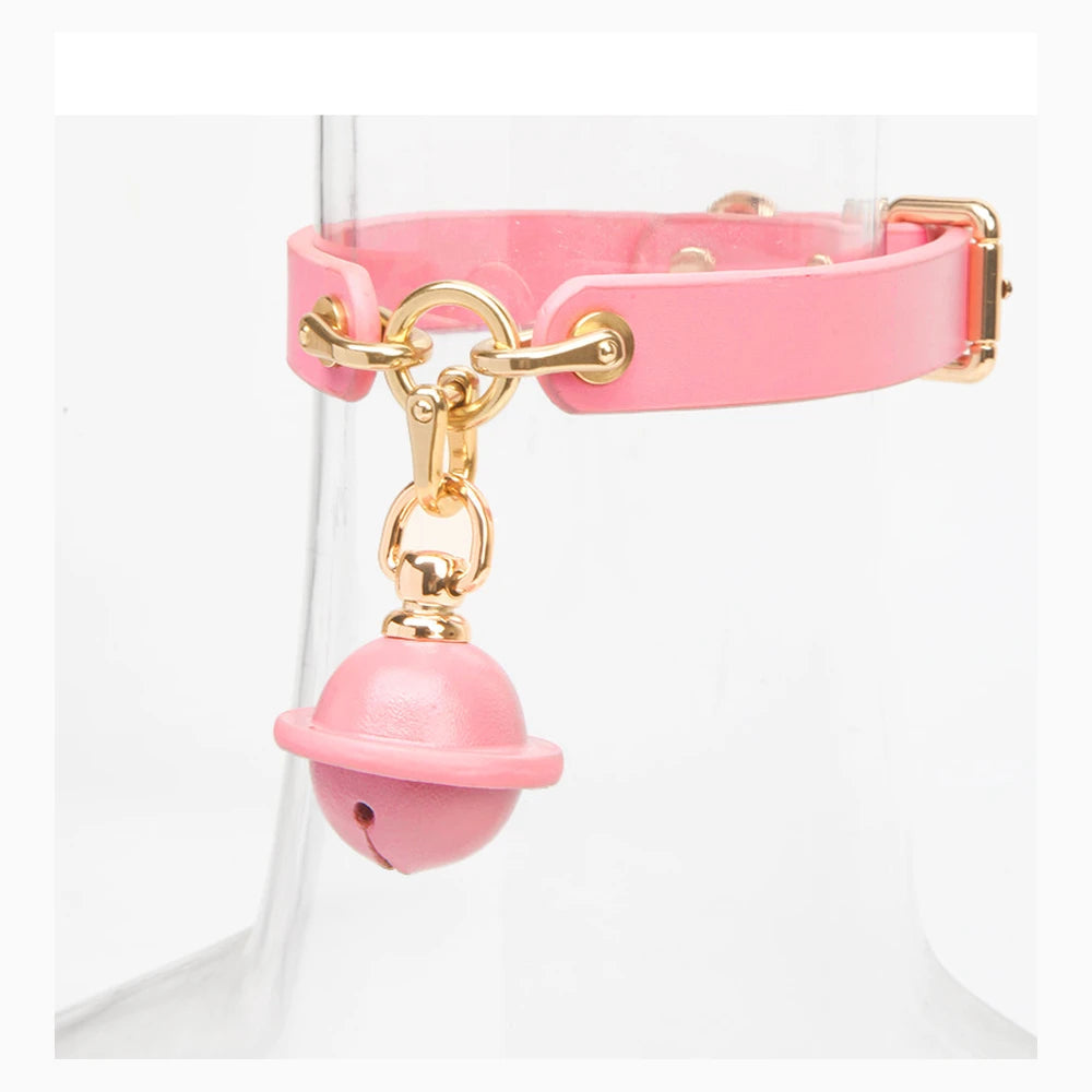 Puppy Bell Pet Play Collar with Leash - product image 5