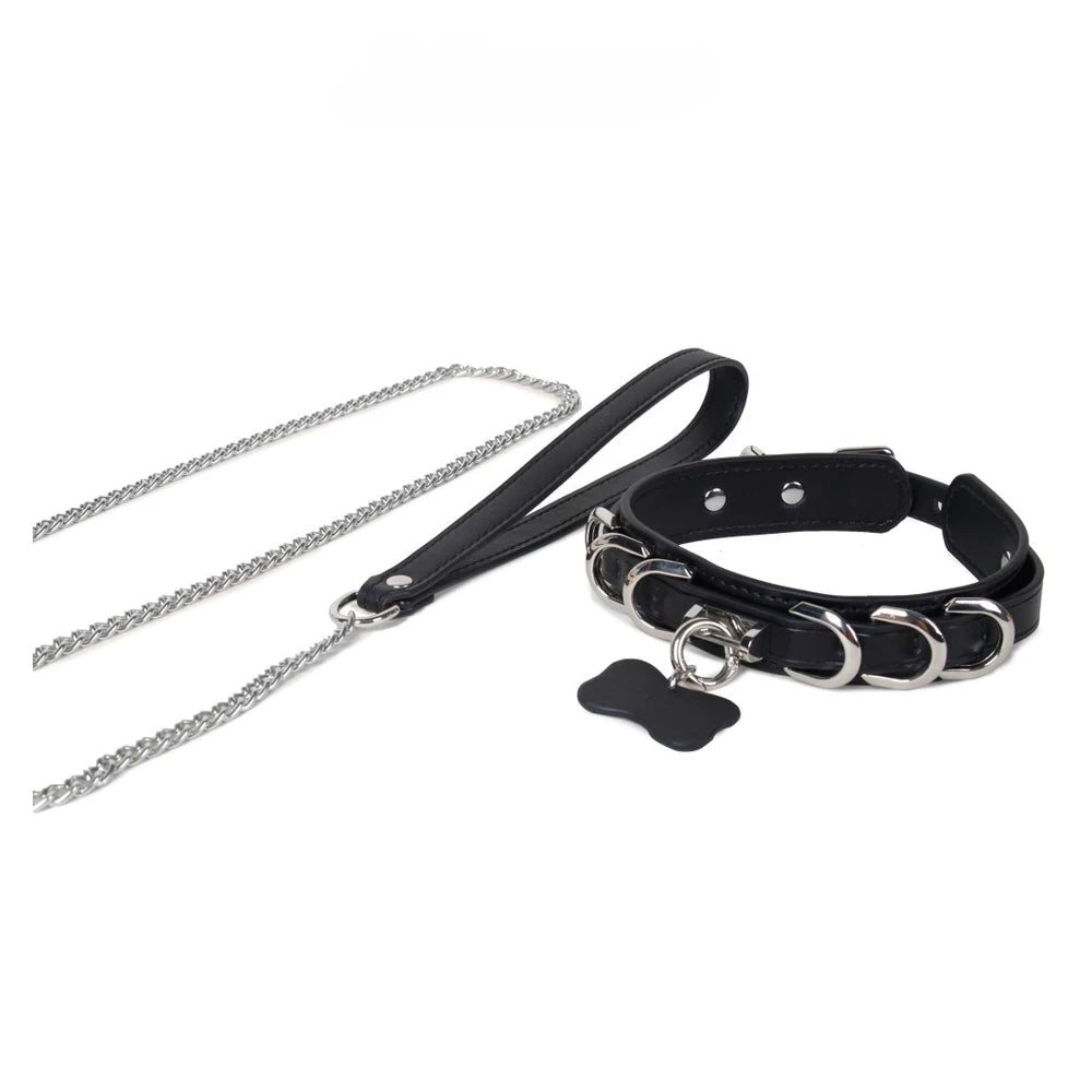 Bone-Tag Puppy Puppy Play Collar with Leash - product image 11