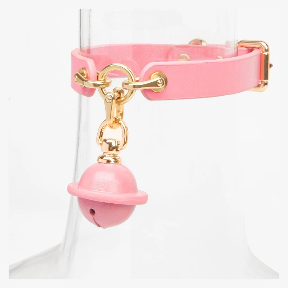 Puppy Bell Pet Play Collar with Leash - product image 1