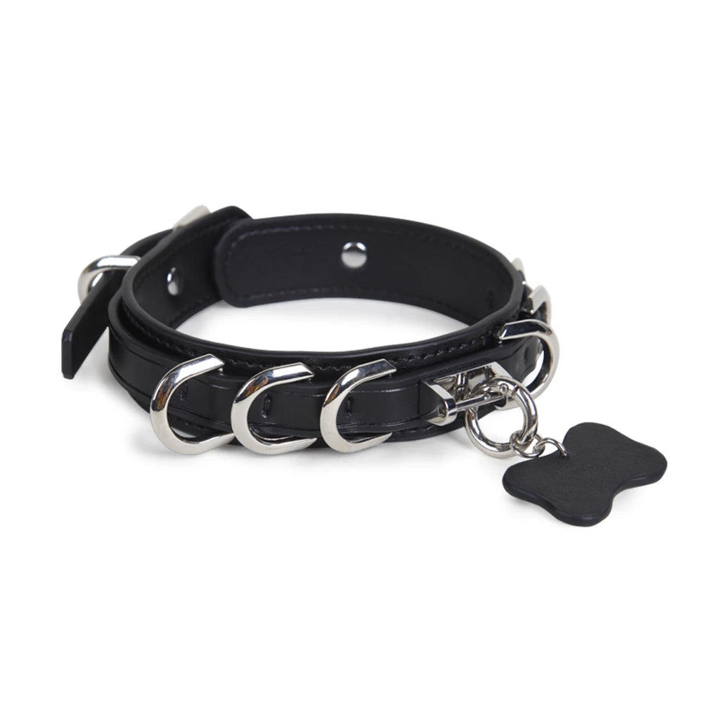 Bone-Tag Puppy Puppy Play Collar with Leash - product image 2