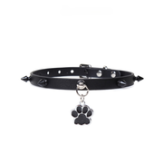 Spiked Paw-Tag Pet Play Collar with Leash - product image 1