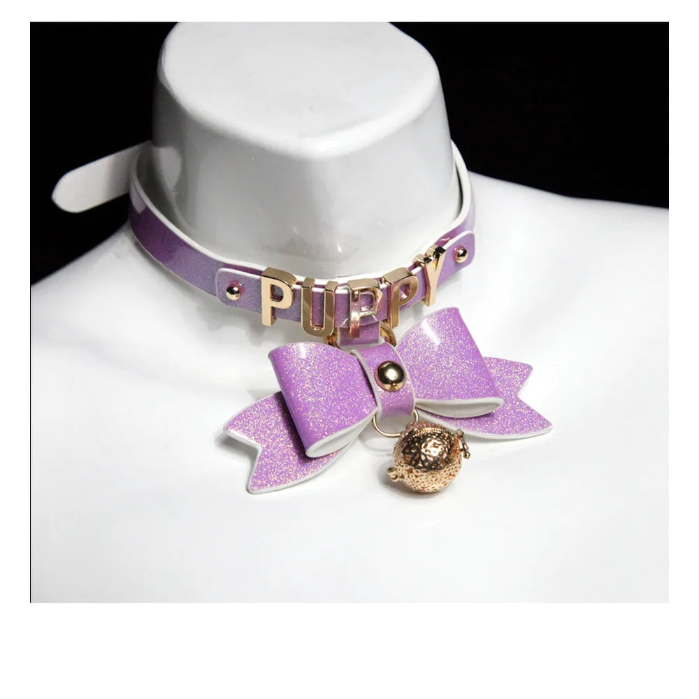 Glow Puppy Bow Puppy Play Collar with Leash - product image 17