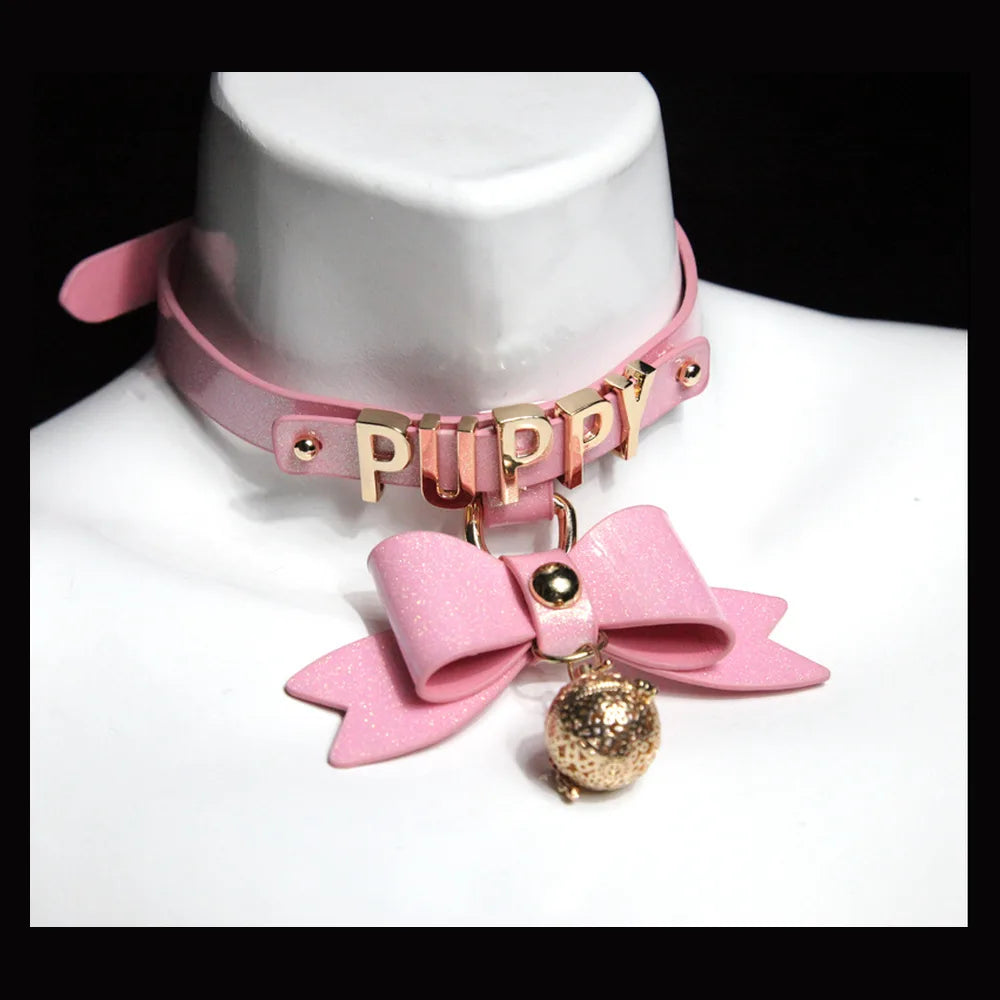Glow Puppy Bow Puppy Play Collar with Leash - product image 18