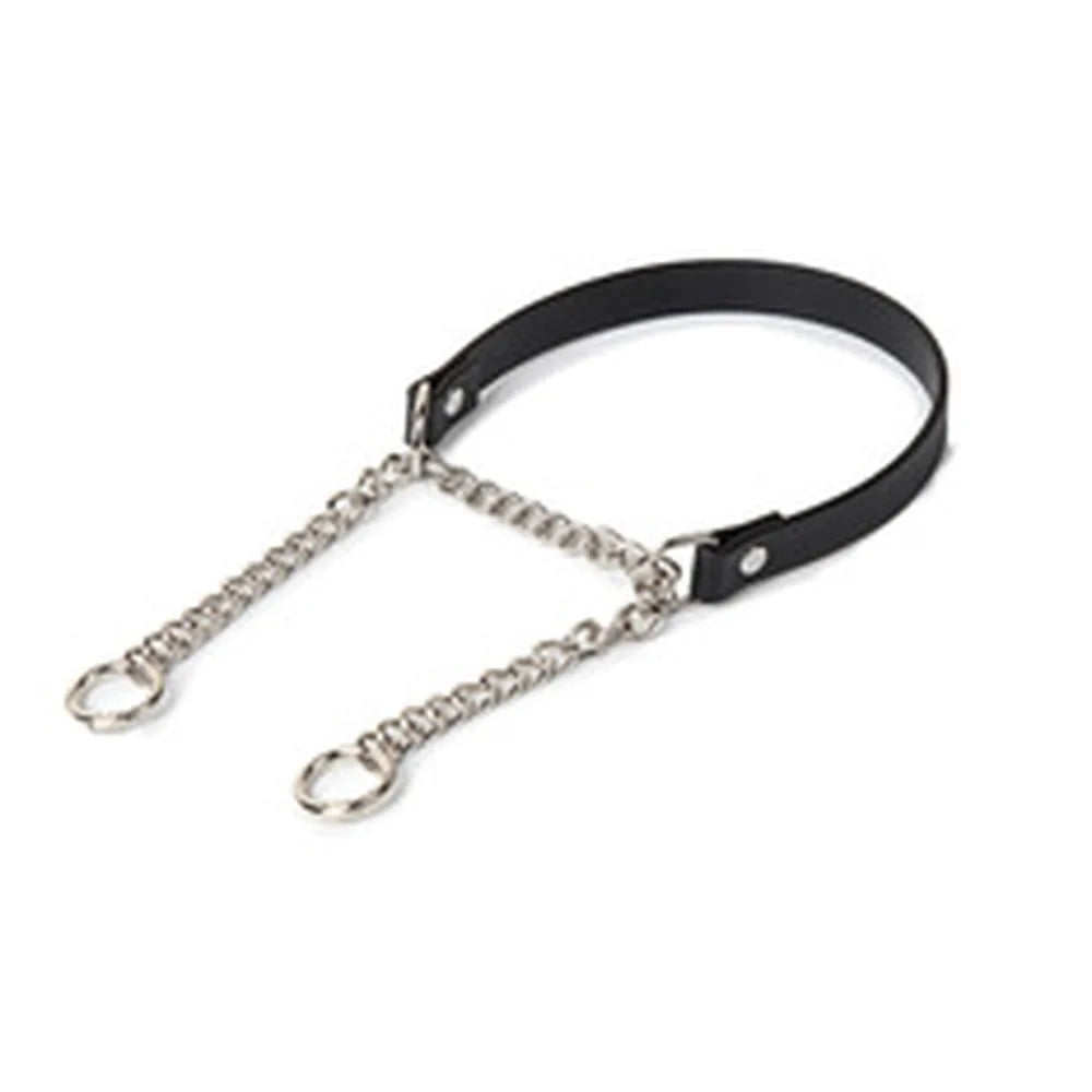 Chain-Leash O-Ring BDSM Collar and Chain Set - product image 4