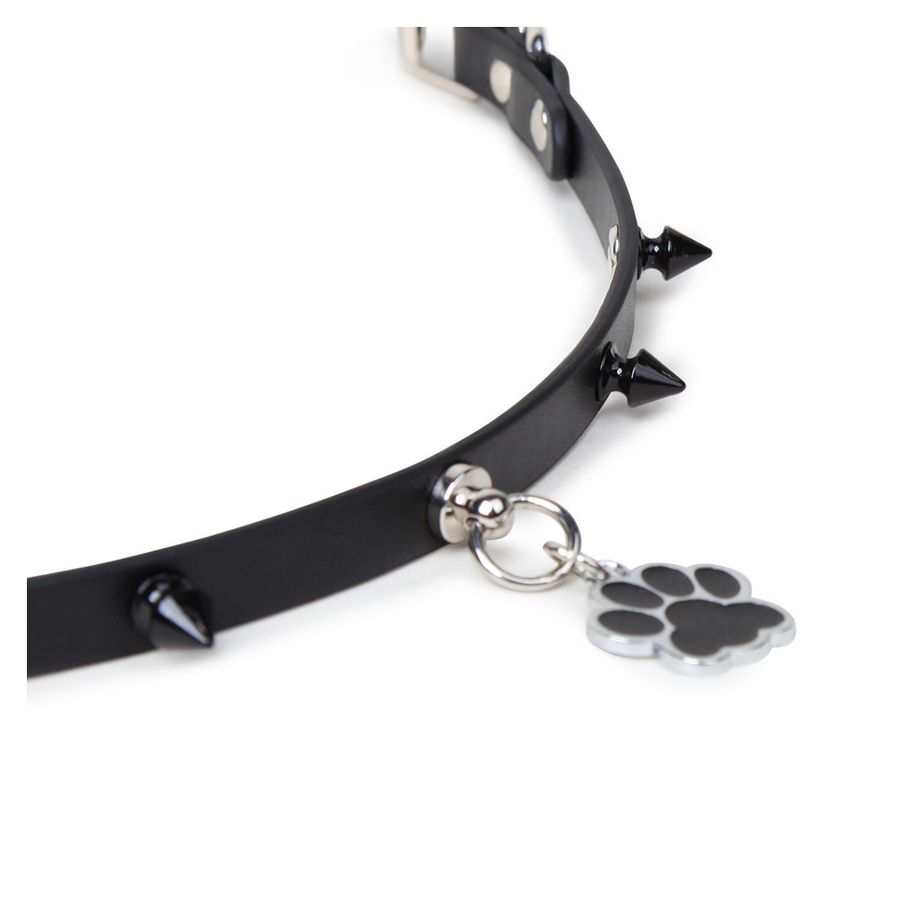 Spiked Paw-Tag Pet Play Collar with Leash - product image 5