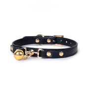 Studded Bell Studded Bondage Collar with Leash - product image 1